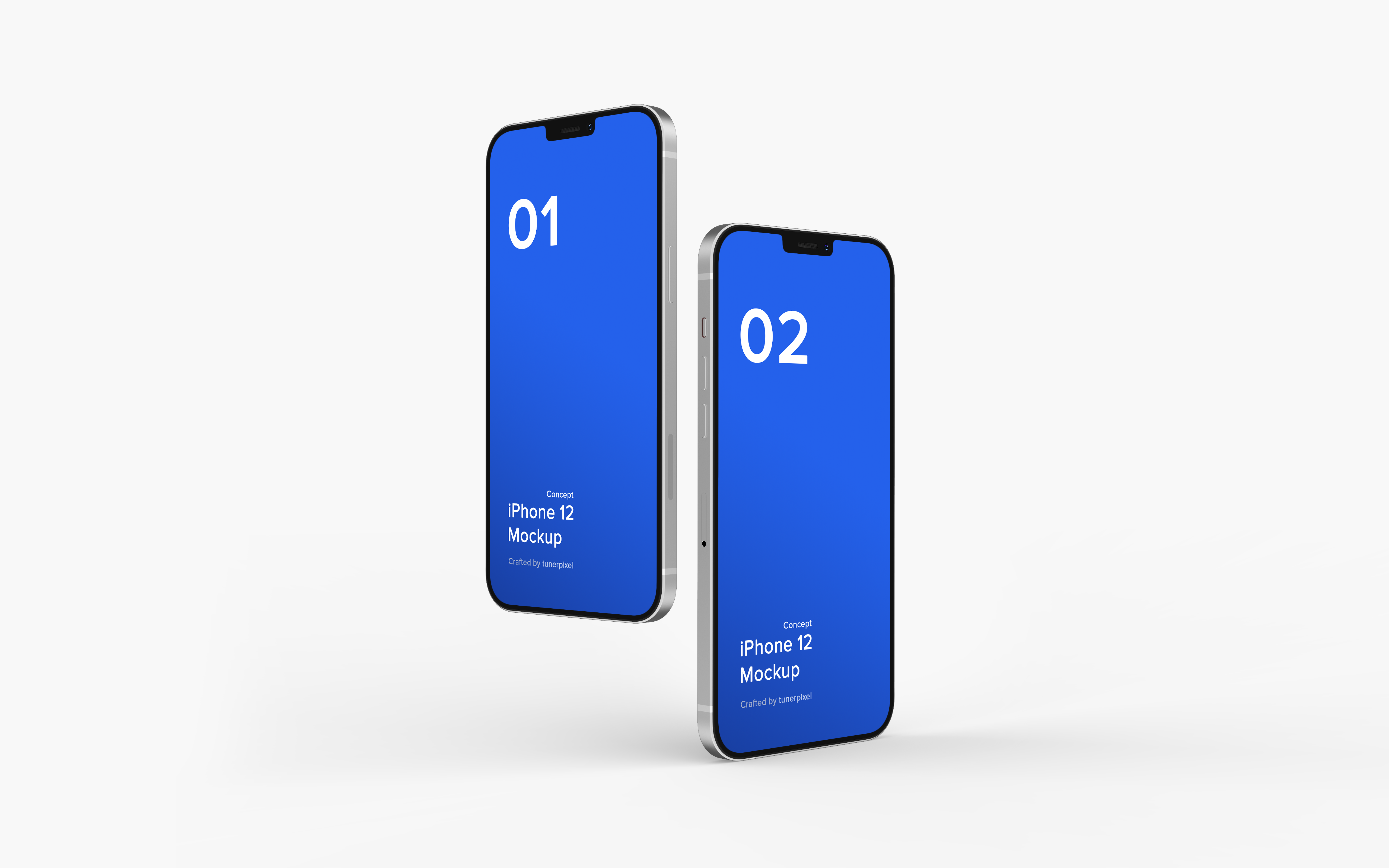 多视图iphone12手机ui界面设计app贴图样机素材展示效果模板