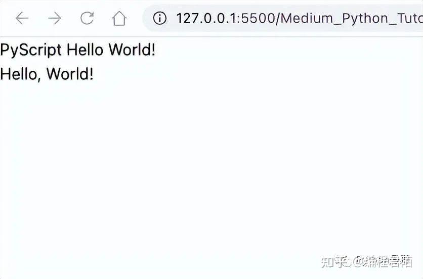 PyScript：让 Python 脚本在 Web 中跑起来 - 知乎