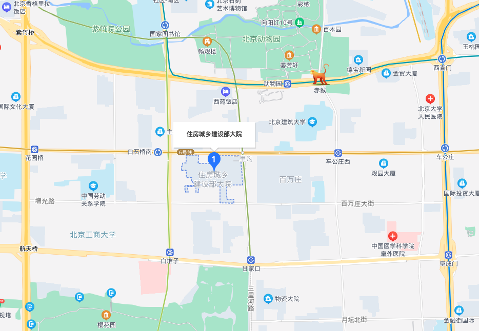 甘家口街道地图图片