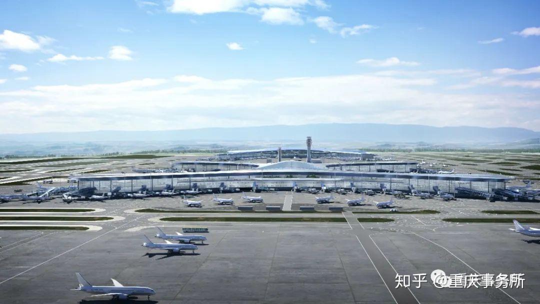 大片重庆机场迈向四跑道时代