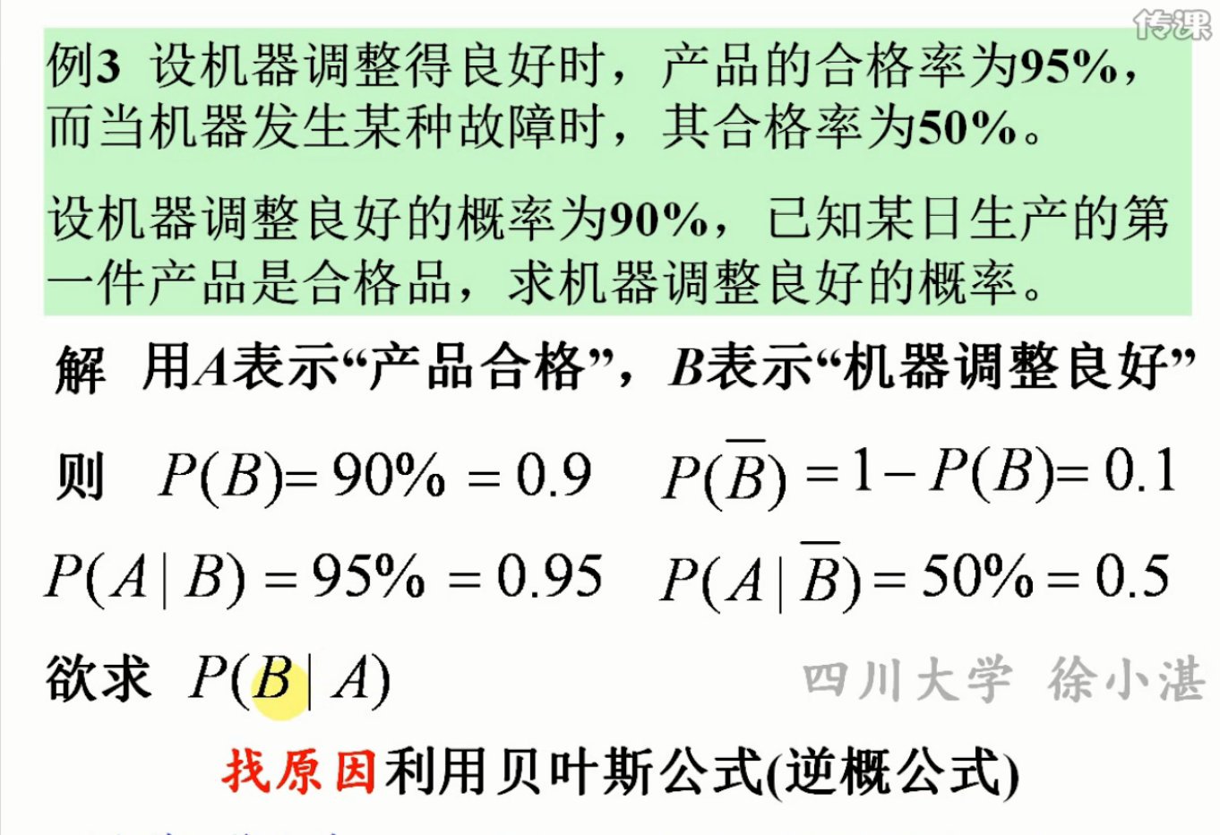 全概率公式 全概率公式和贝叶斯公式 全概率公式连续 全概率公式的应用