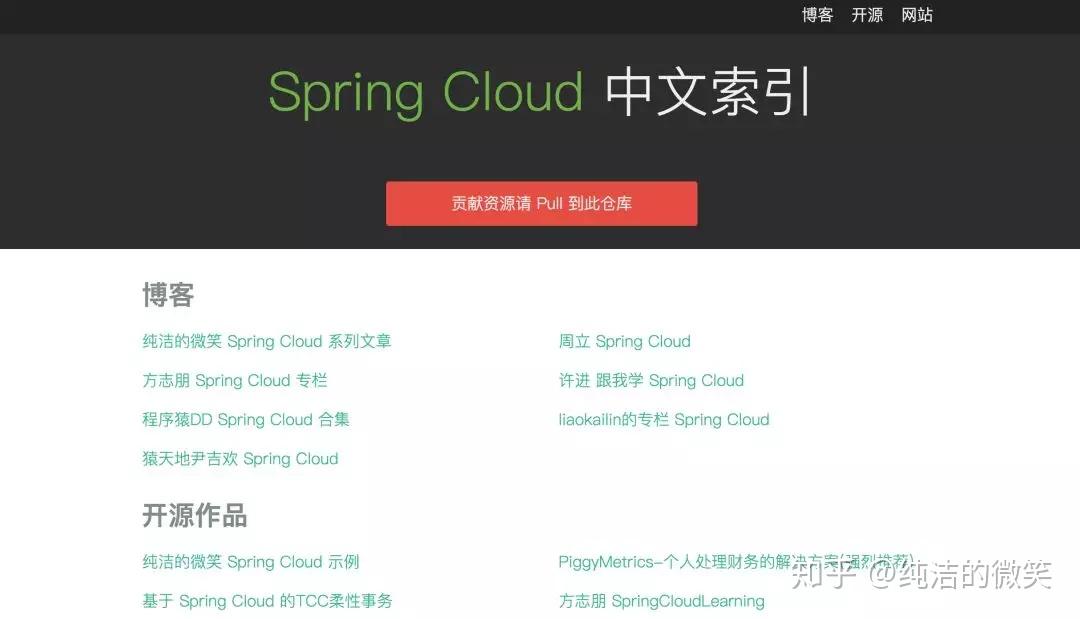 springcloud开源软件都有哪些