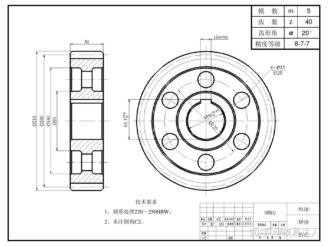 如何画齿轮,看了这个思路清晰多了!