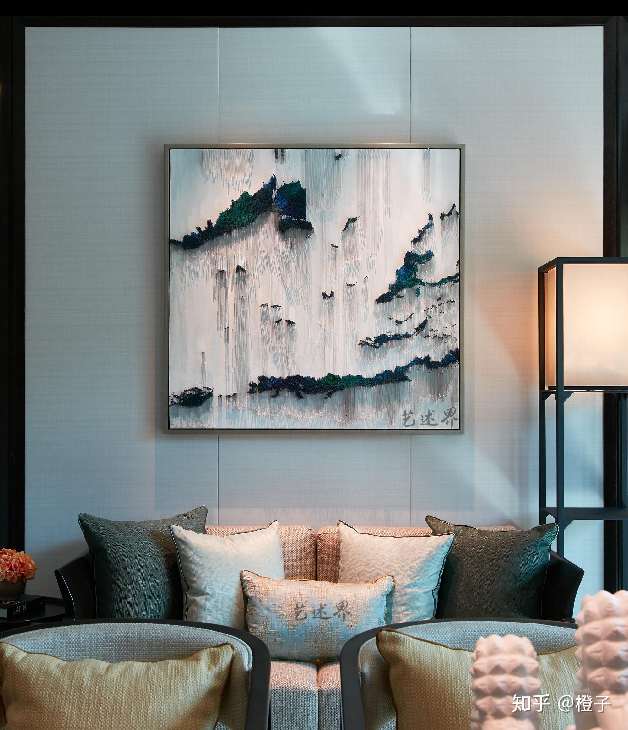 新中式装饰画现代艺术画美在纯粹自然