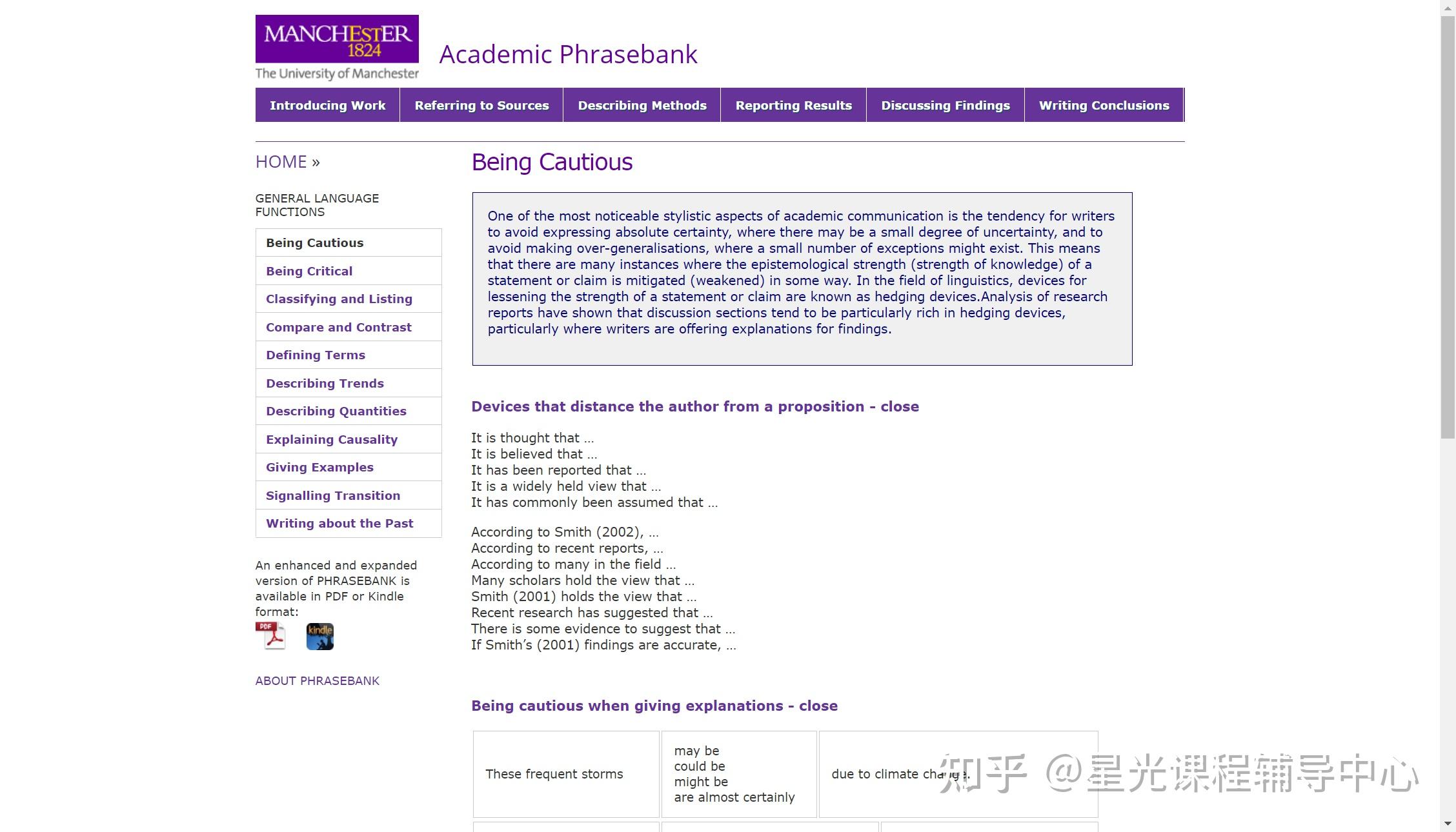 留学辅导干货 | 学术写作神器Manchester Academic Phrasebank - 知乎