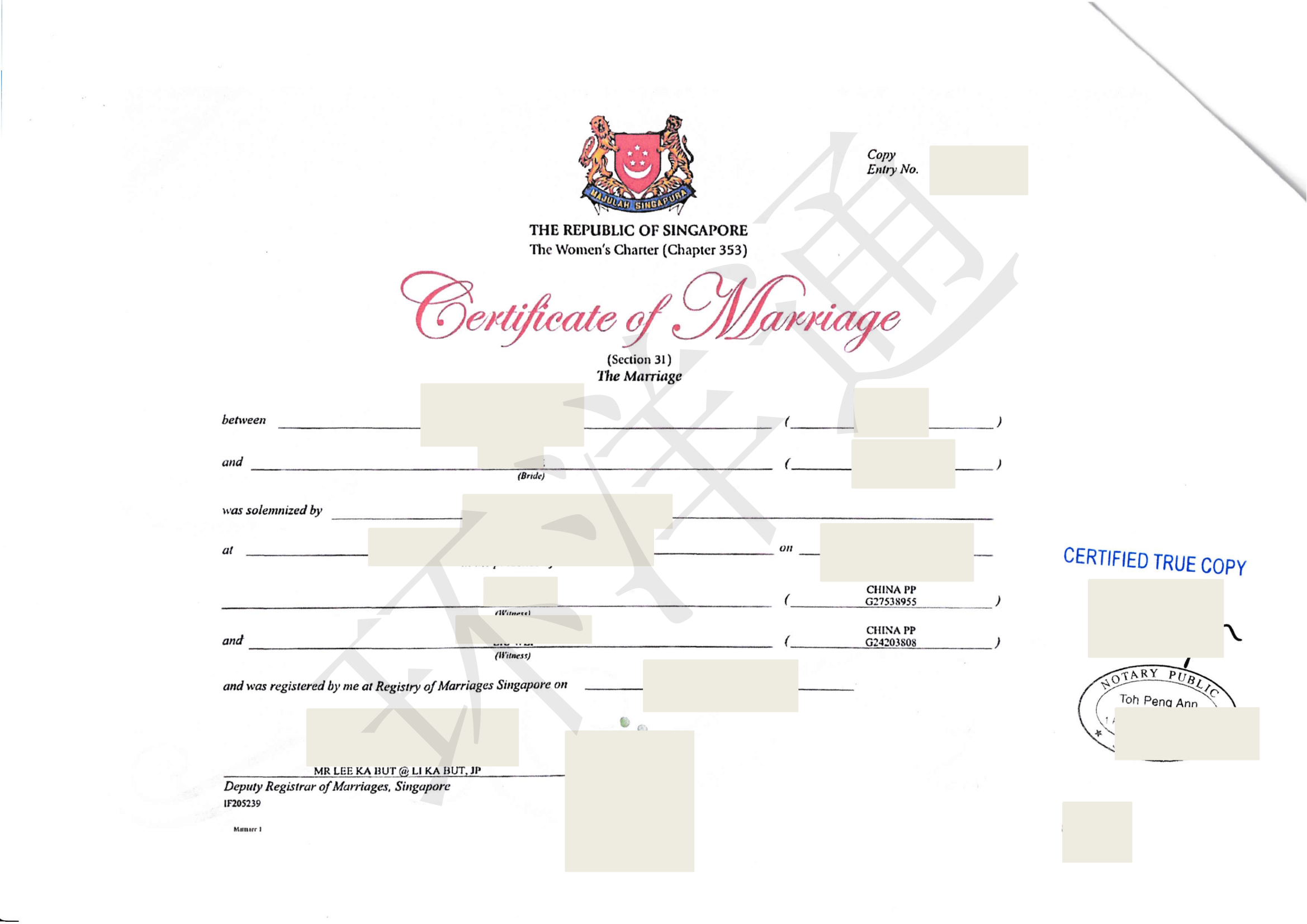 TextIn - 在线免费体验中心 - 结婚证识别