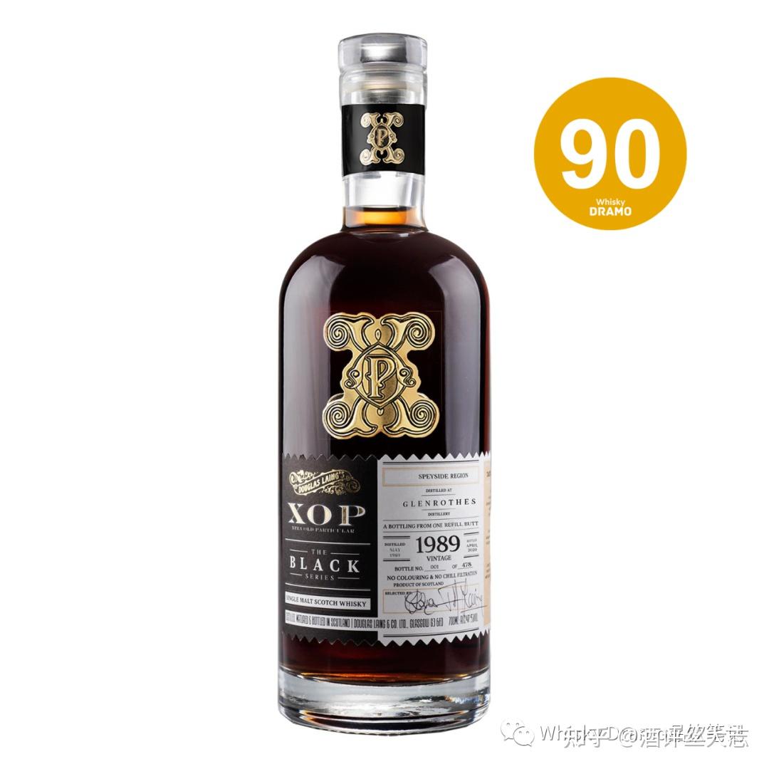 Glenrothes 1989 30yo XOP The Black Series DL14056, 47.5 知乎