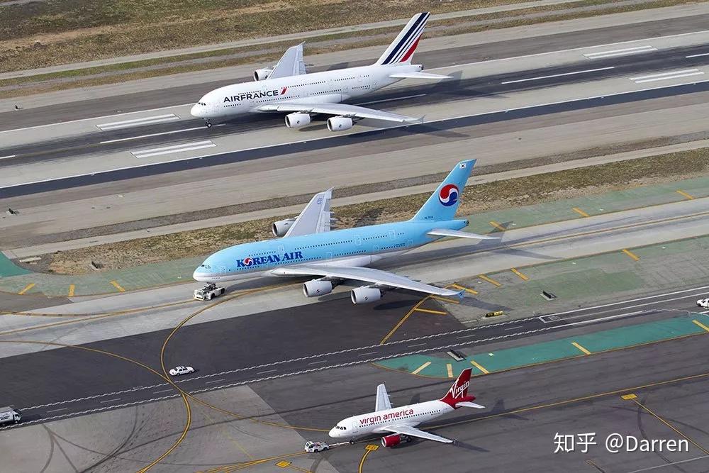 空客最萌体积差最大的空客a380和最小空客a318