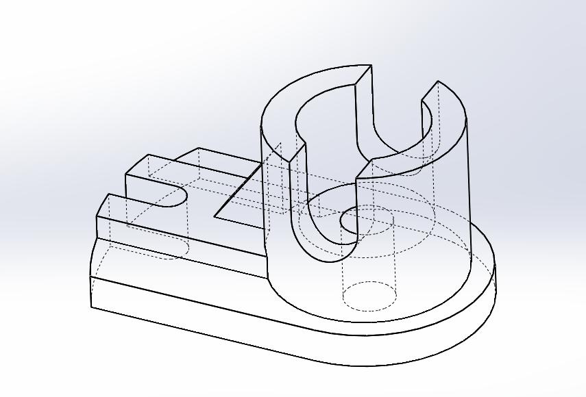 工程制图,大家帮我画下左视半剖图.谢谢啦?