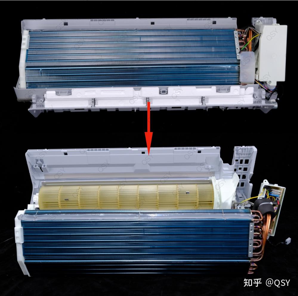 空调内机实物结构图解图片