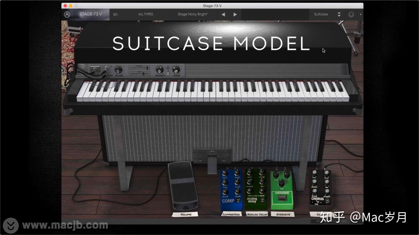 rhodes电钢琴虚拟乐器仿真器arturiastage73v