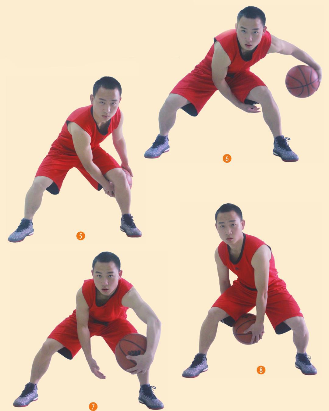 篮球3人8字传球示意图图片