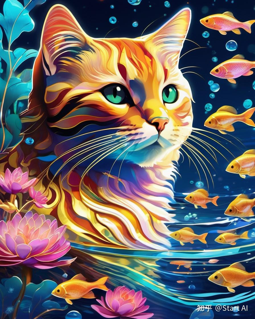 AI绘画丨风格化猫猫插画 - 知乎