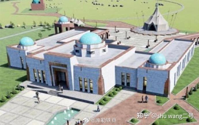 哈萨克斯坦为纪念蒙古金帐汗国成立750周年而建立的成吉思汗长子术赤