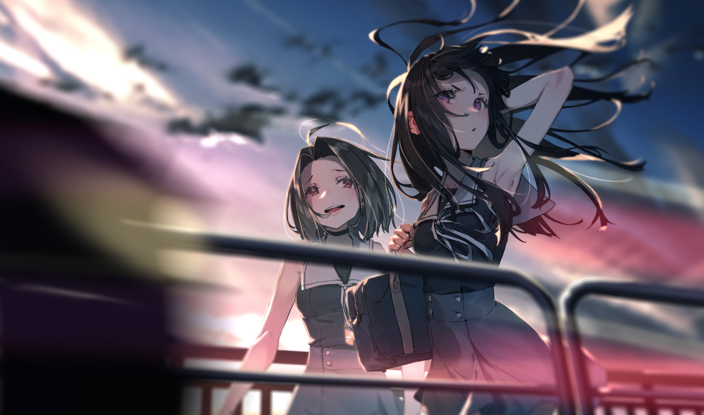 喜欢动漫插画的小伙伴不要错过噢~这个画师对于光影刻画运用的非常