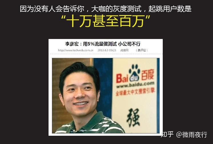 特别提到:"灰度测试"一名互联网大咖分享的学习资料中回想一个月前