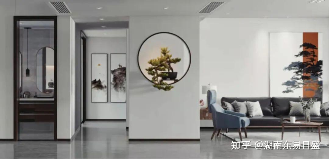 方案VS实景 | 《禅茶一味》180㎡新中式 - 知乎