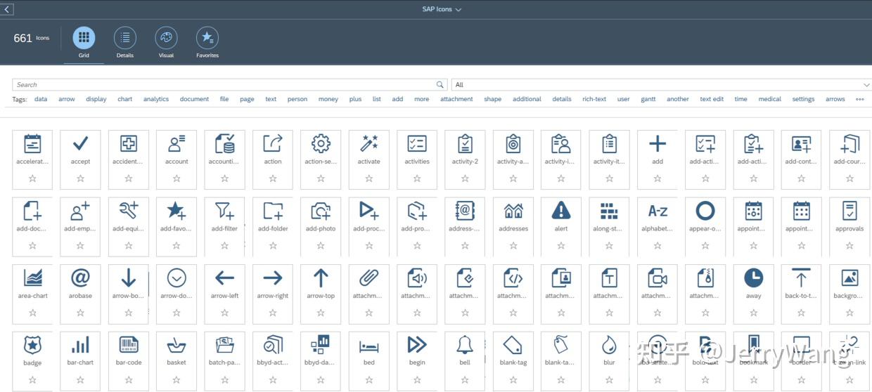 sap fiori 應用裡圖標(icon)的渲染原理和使用技巧 - 知乎