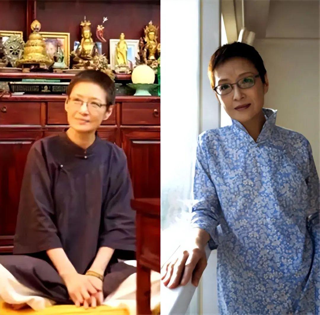 年过70的胡因梦回归朴质,打扮中性,依旧清新优雅不染尘埃