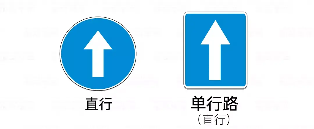 2,常考交通標誌5,中心圈:設置在交叉路口中心的斜紋填充的白色圓形或