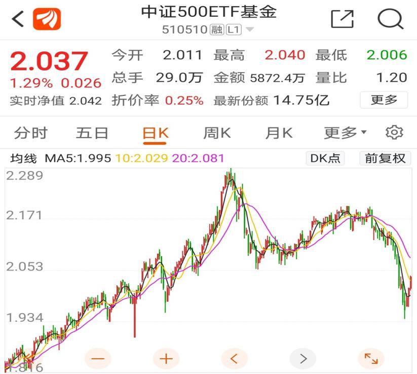 中证500指数基金投资策略2022年2月10日