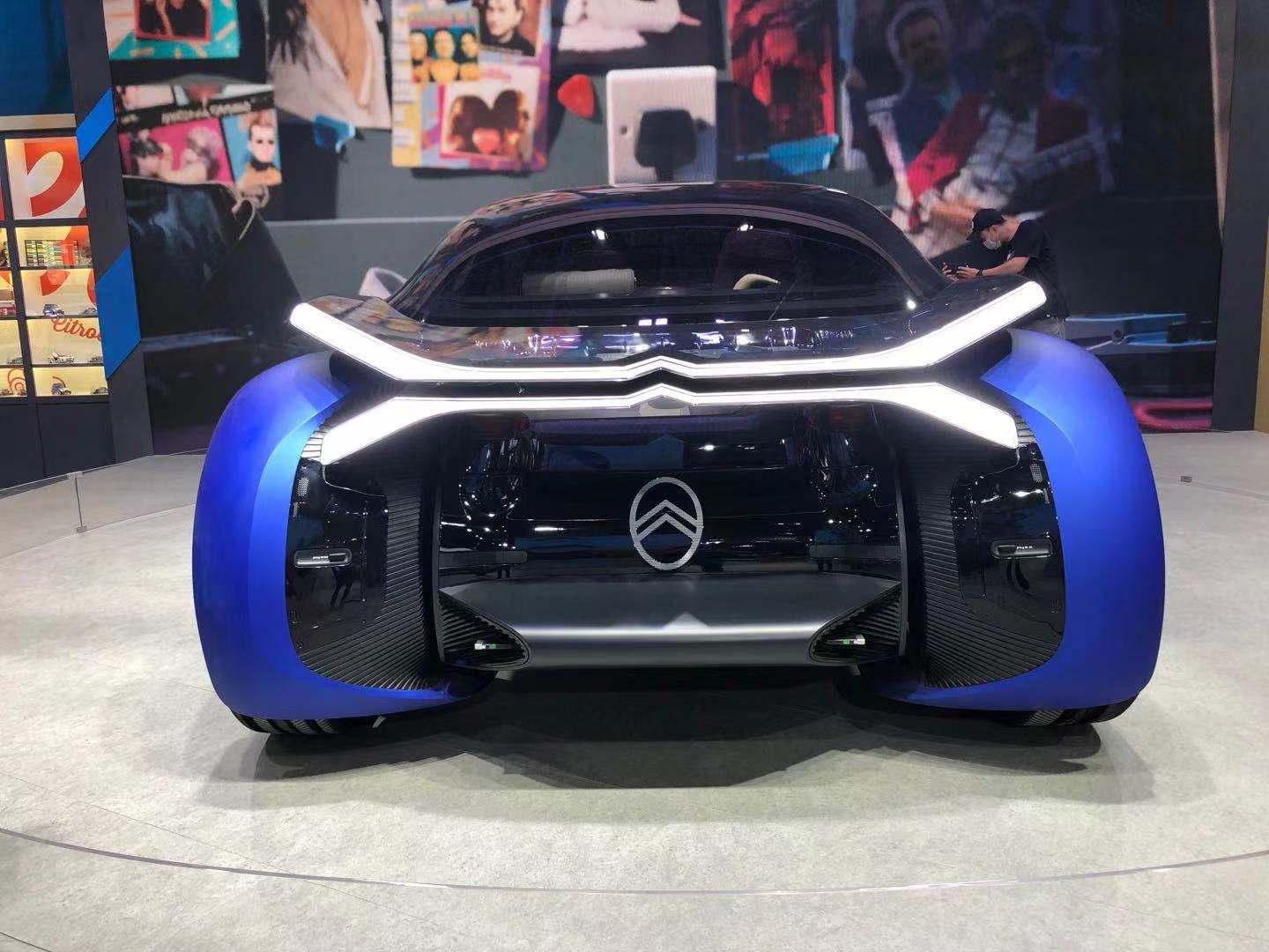 广州车展实拍雪铁龙1919概念车车界ufo专注长途旅行舒适性