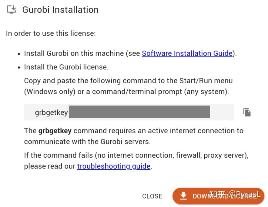 Wsl2 ubuntu20 04 gurobi 