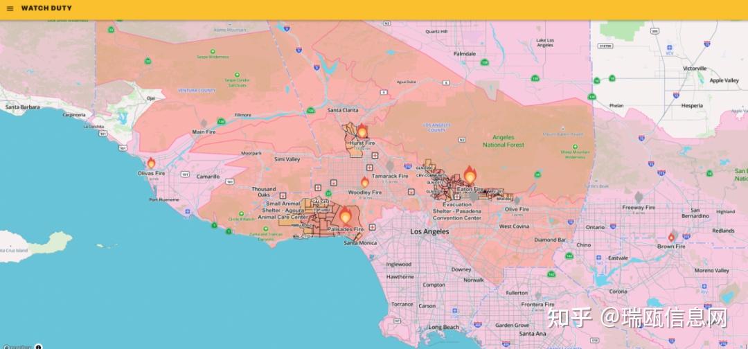 被大火包围多人死伤6场山火吞噬洛杉矶数万人紧急撤离波及华人区