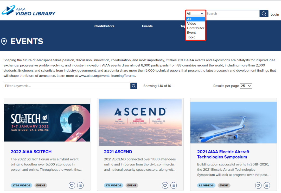 Aiaa video library 