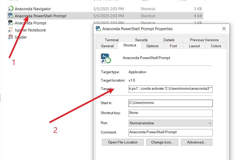  vscode terminal anaconda powershell prompt 