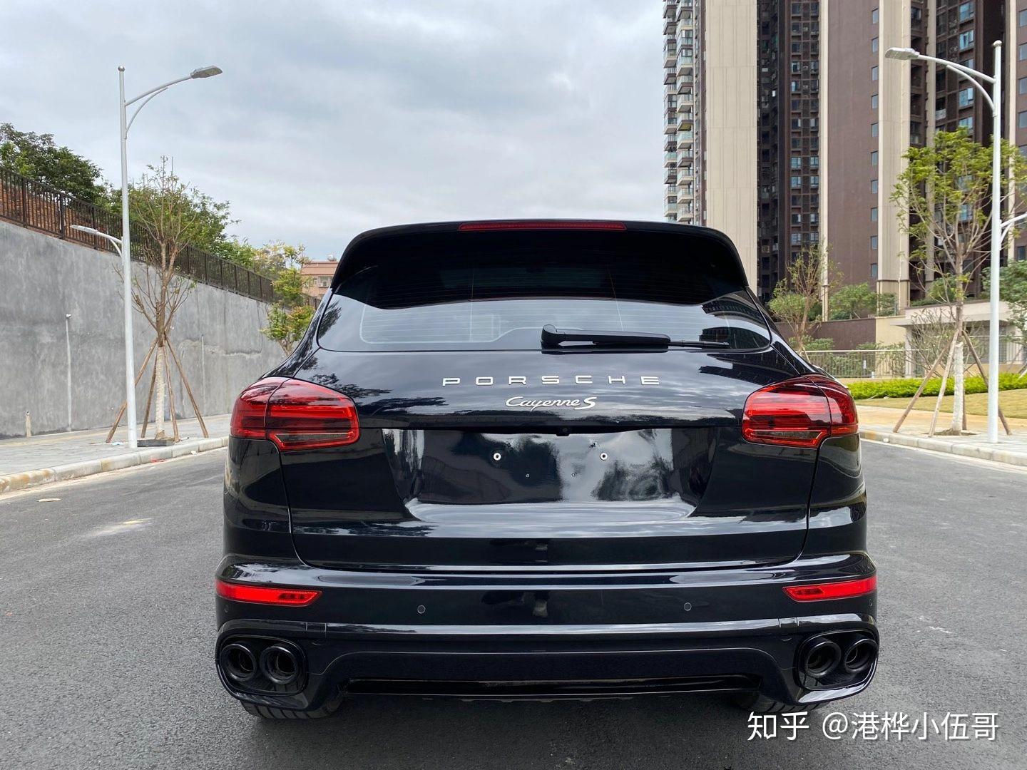 16款保时捷卡宴36t黑色棕黑双拼内全激光大灯bose音响底盘升降罗盘