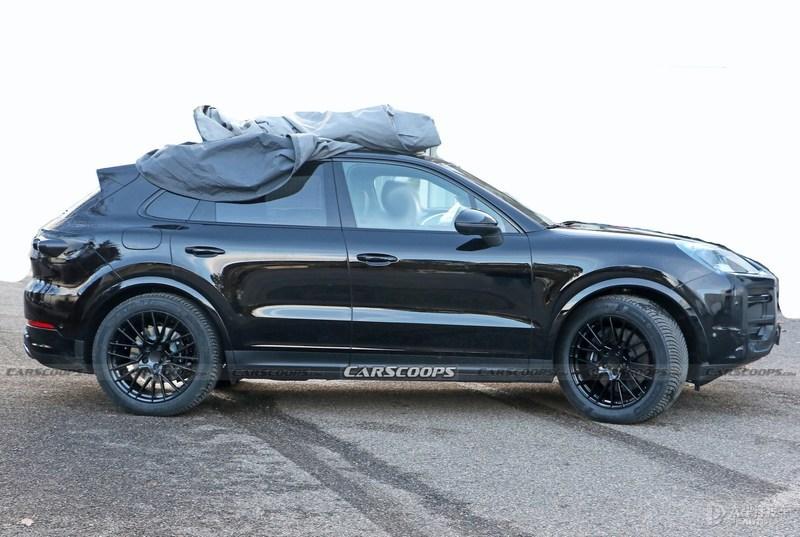 外观小幅调整中期改款保时捷卡宴谍照曝光