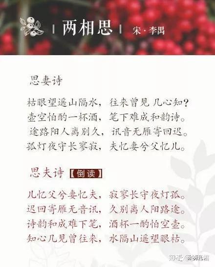 唯美的回环诗你了解多少