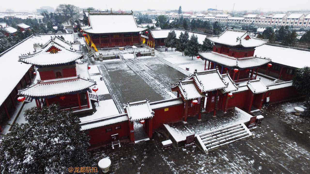 淮阳太昊陵 全景图片