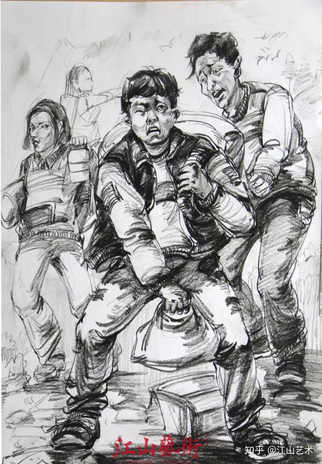 干货丨人物速写动态与重心,看完你画的人就可以站稳了! - 知乎