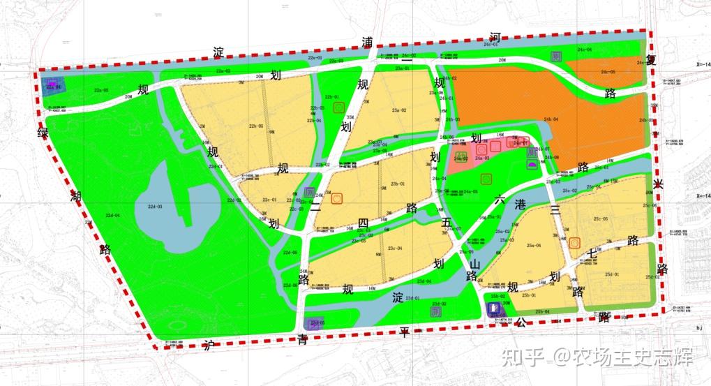 控制性详细规划此区域为华为人才公寓区域,南至沪青平公路,东至复兴路