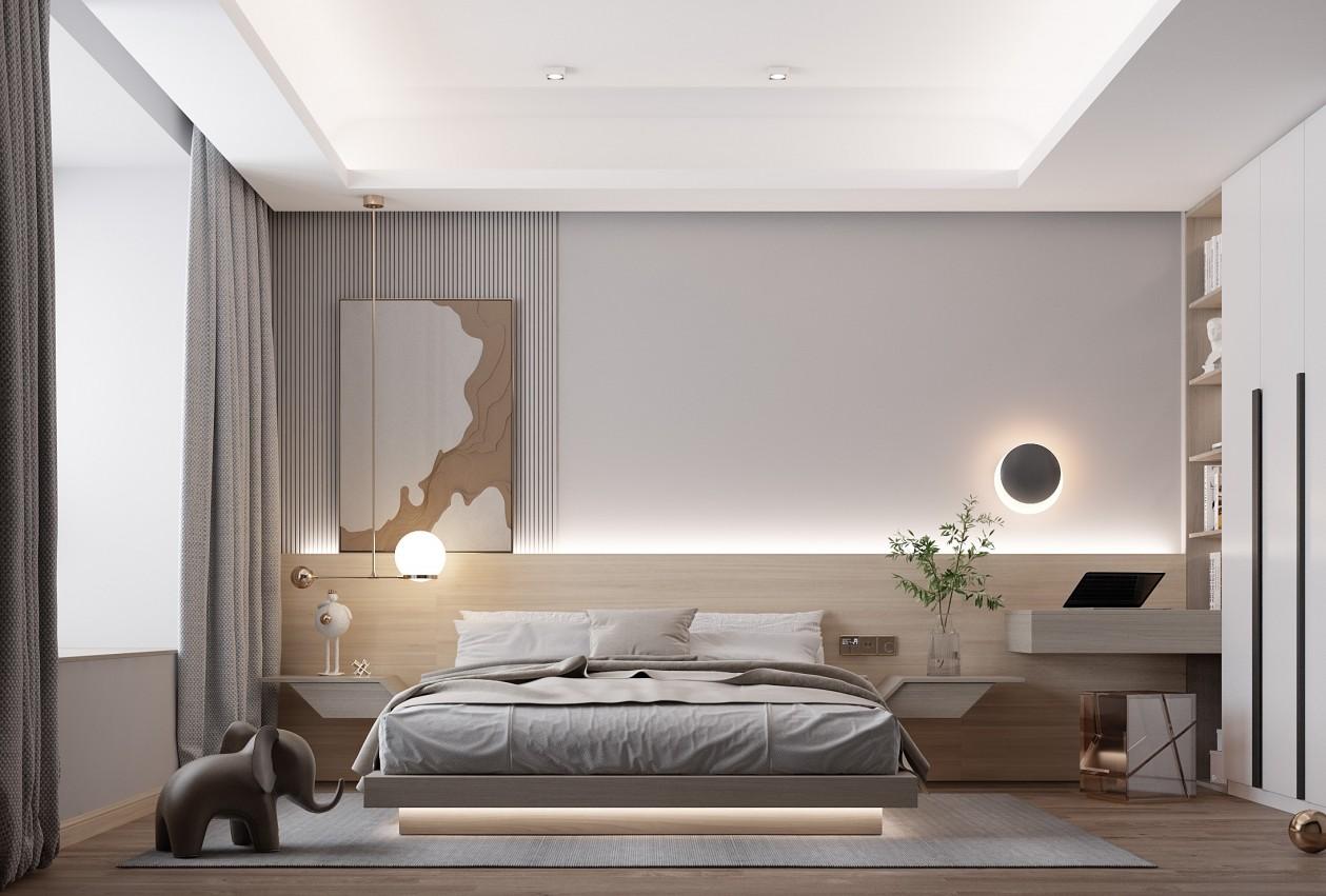 别墅装修中常用的地台床有多吸引人