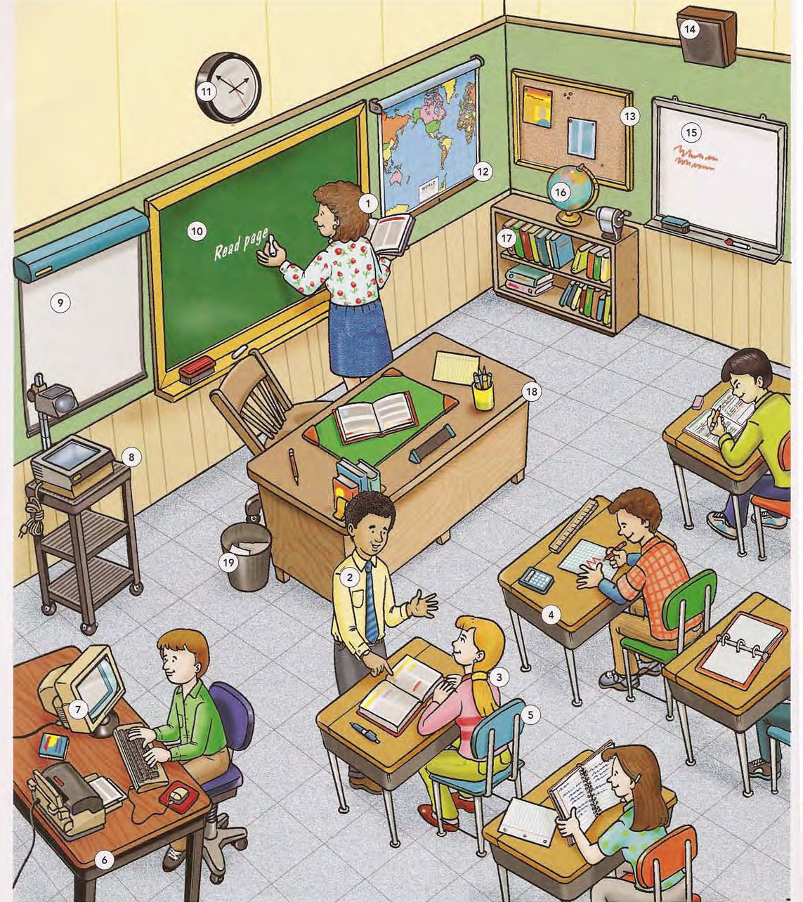 看图学英语教室