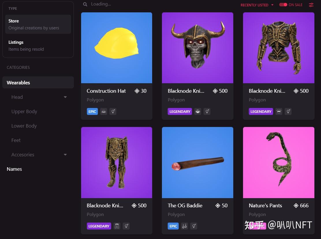 decentraland游戏资产介绍