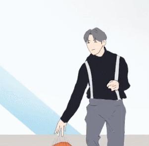 蔡徐坤打篮球动画化，比原版还帅，网友:“最强”10月新番?
