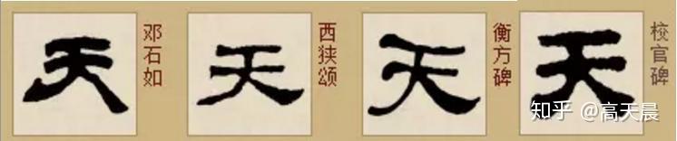 至高无上,“天” 的写法流变 - 知乎