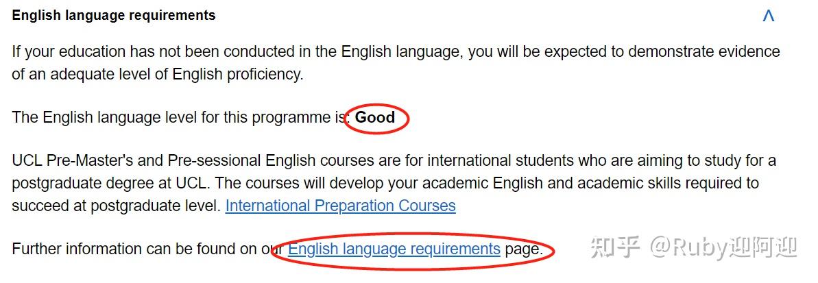 ucl phd language requirements