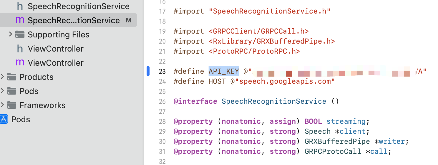 speech to text xcode