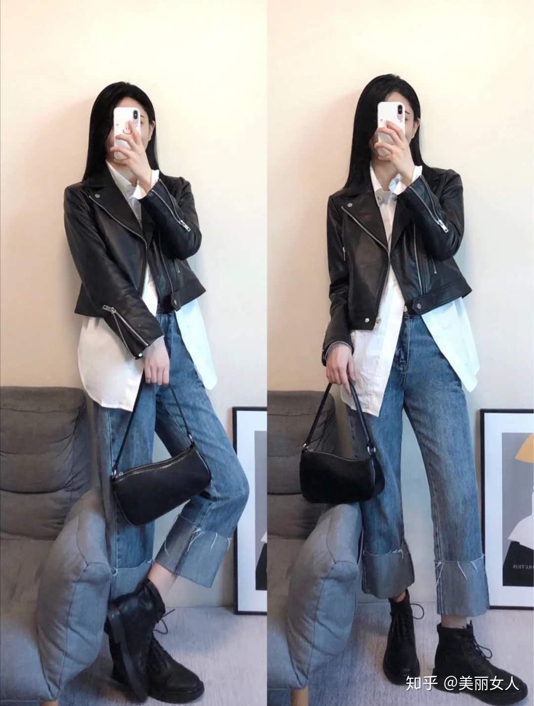 黑色皮衣搭配什么裤子比较好看女_衣服搭配_百腾儿童网