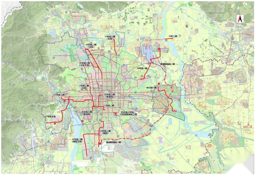 北京軌道交通三期建設計劃落地期待地鐵19號線北延