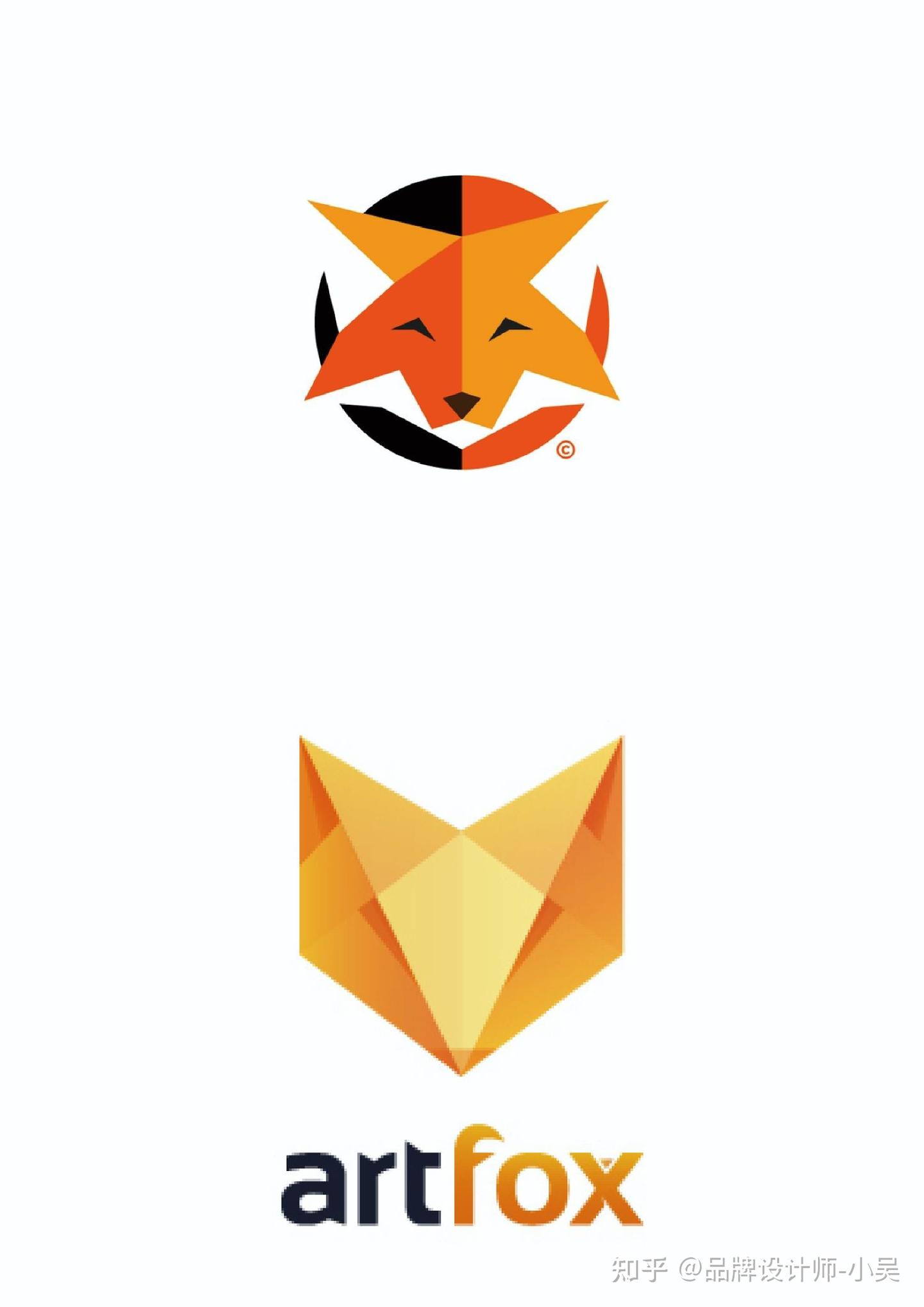 设计分享01/动物LOGO篇之狐狸🦊 - 知乎