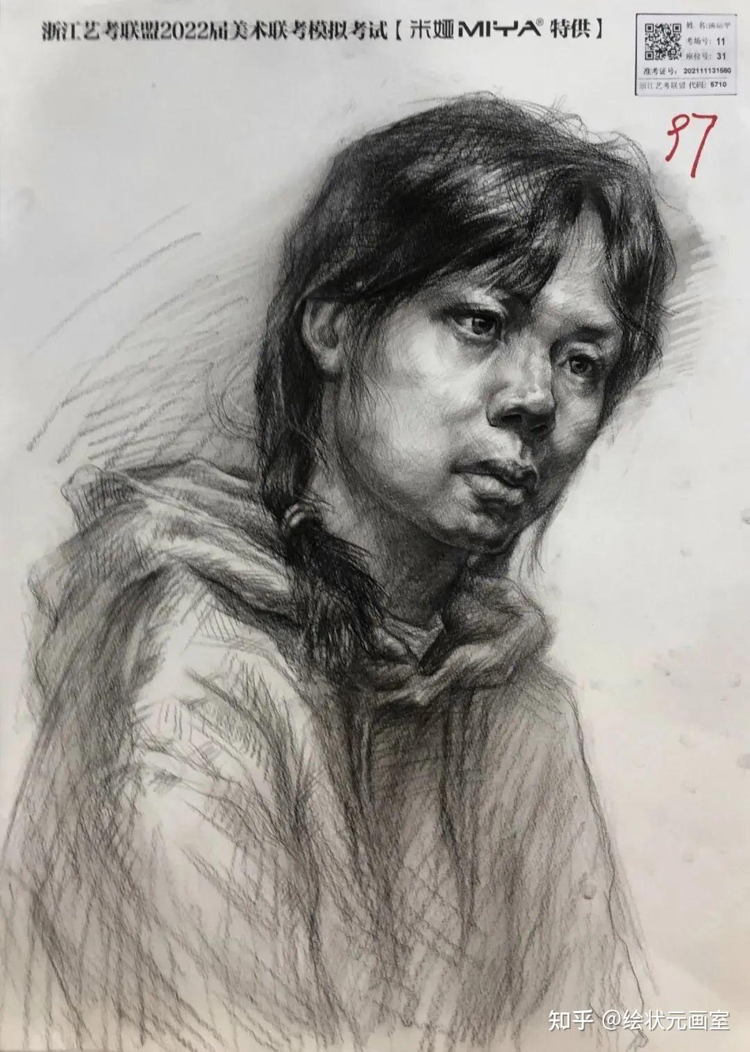 艺考生进浙江艺考联盟二模高分卷欣赏