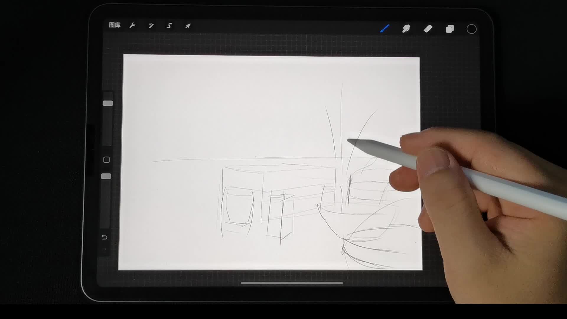 【procreate手绘教程】室内彩平图手绘画法，彩平面构图 - 知乎