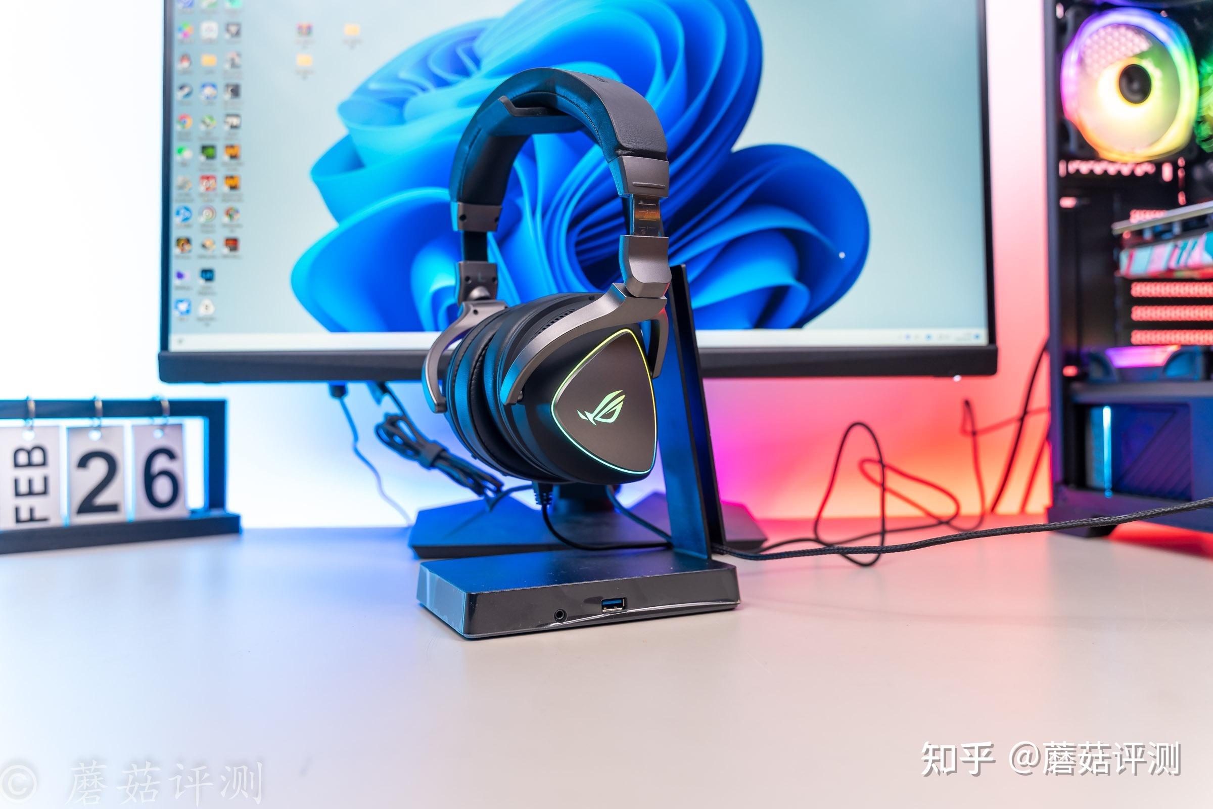颜值质感音质面面俱到华硕rog棱镜头戴式游戏耳机体验评测