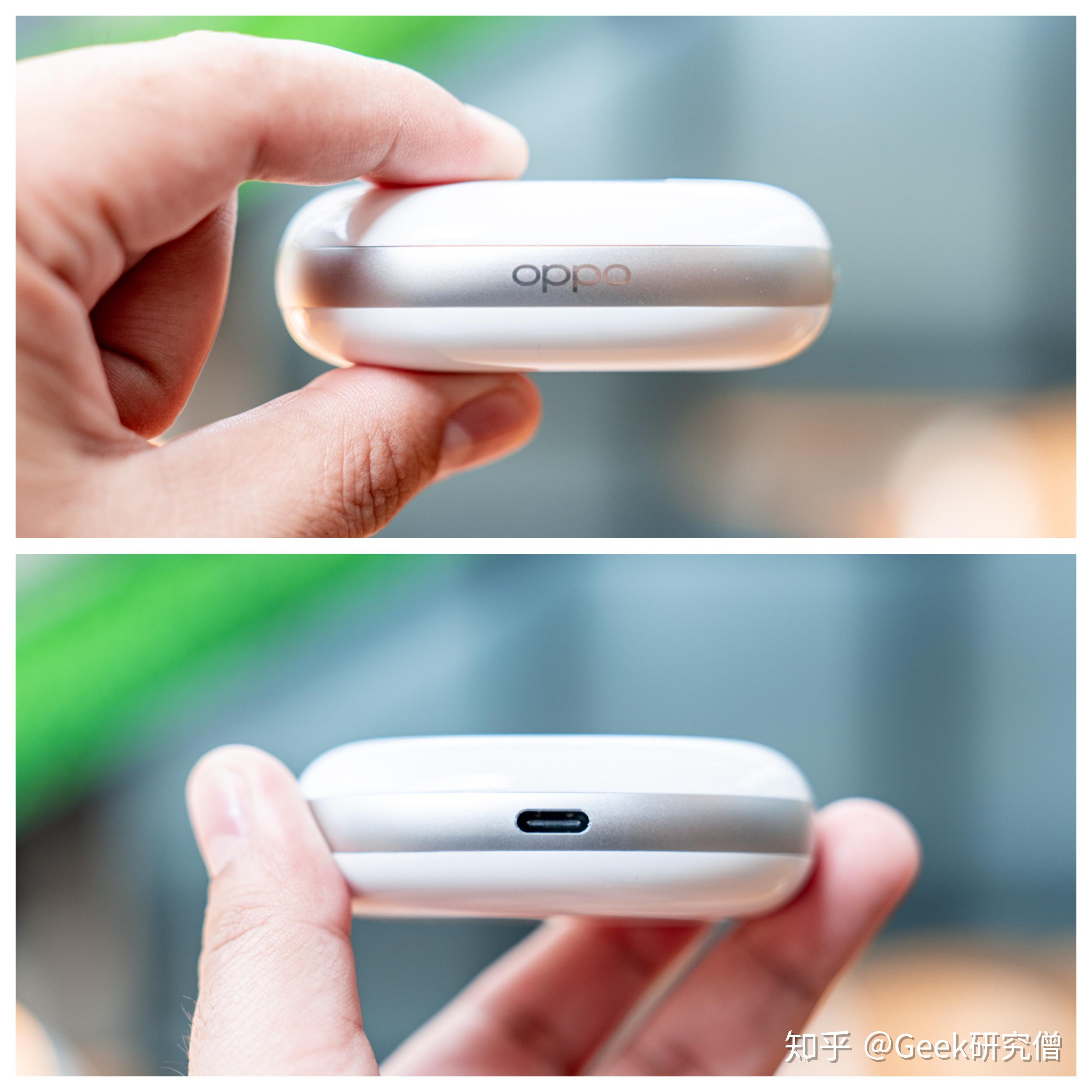 二,oppo enco x 真无线主动降噪耳机的外观如何?